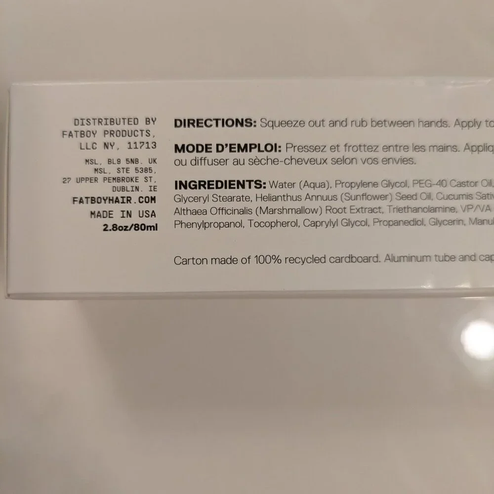 Fatboy styling cream curl cream - Picture 2 of 4